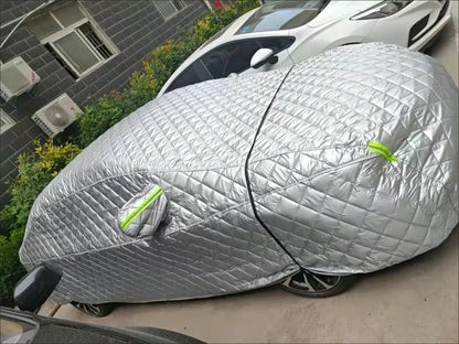 Car Covers Winter Warm Car Cover For Sun And Rain Protection Snow Hail Prevention Full Wrap Car Coats Cotton Fleece Thickened