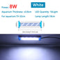 Extensible Waterproof Clip on Lamp For Fish Tank Super Slim Fish Tank Aquatic Plant Grow Aquarium LED Light 18-58cm 220V