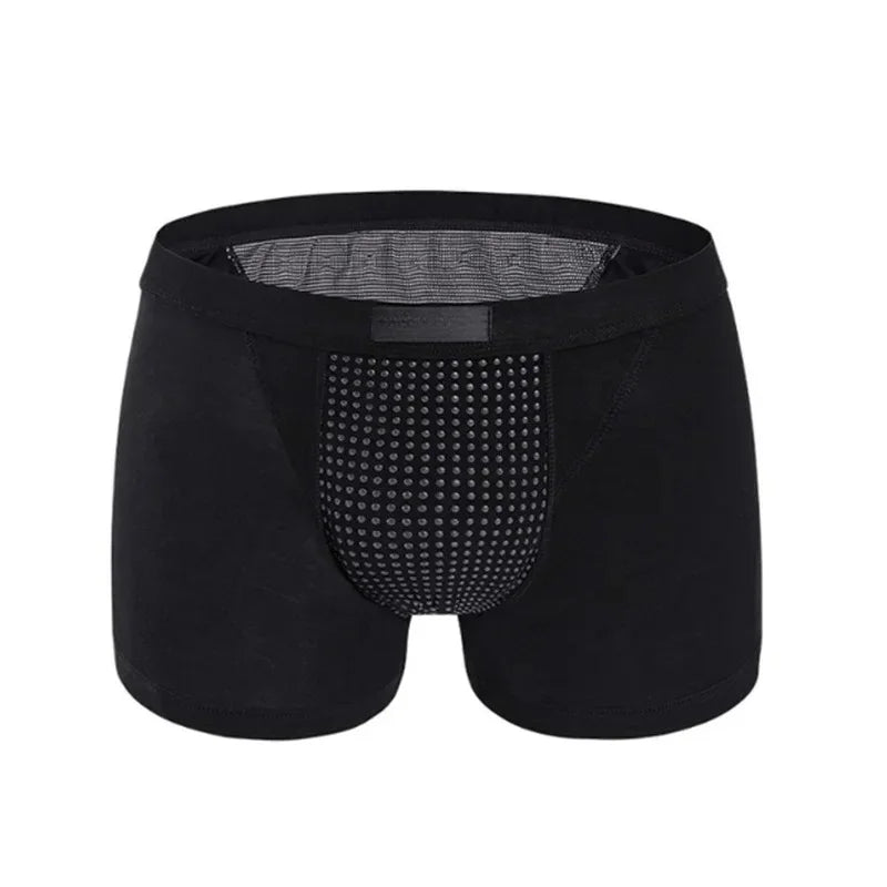 2026 Upgraded Men's Magnetic Therapy Boxer Briefs 22 Grade Magnets Acupoint Aligned Health Underwear L 6XL Blood Flow Support