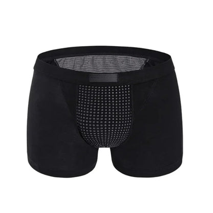 2026 Upgraded Men's Magnetic Therapy Boxer Briefs 22 Grade Magnets Acupoint Aligned Health Underwear L 6XL Blood Flow Support