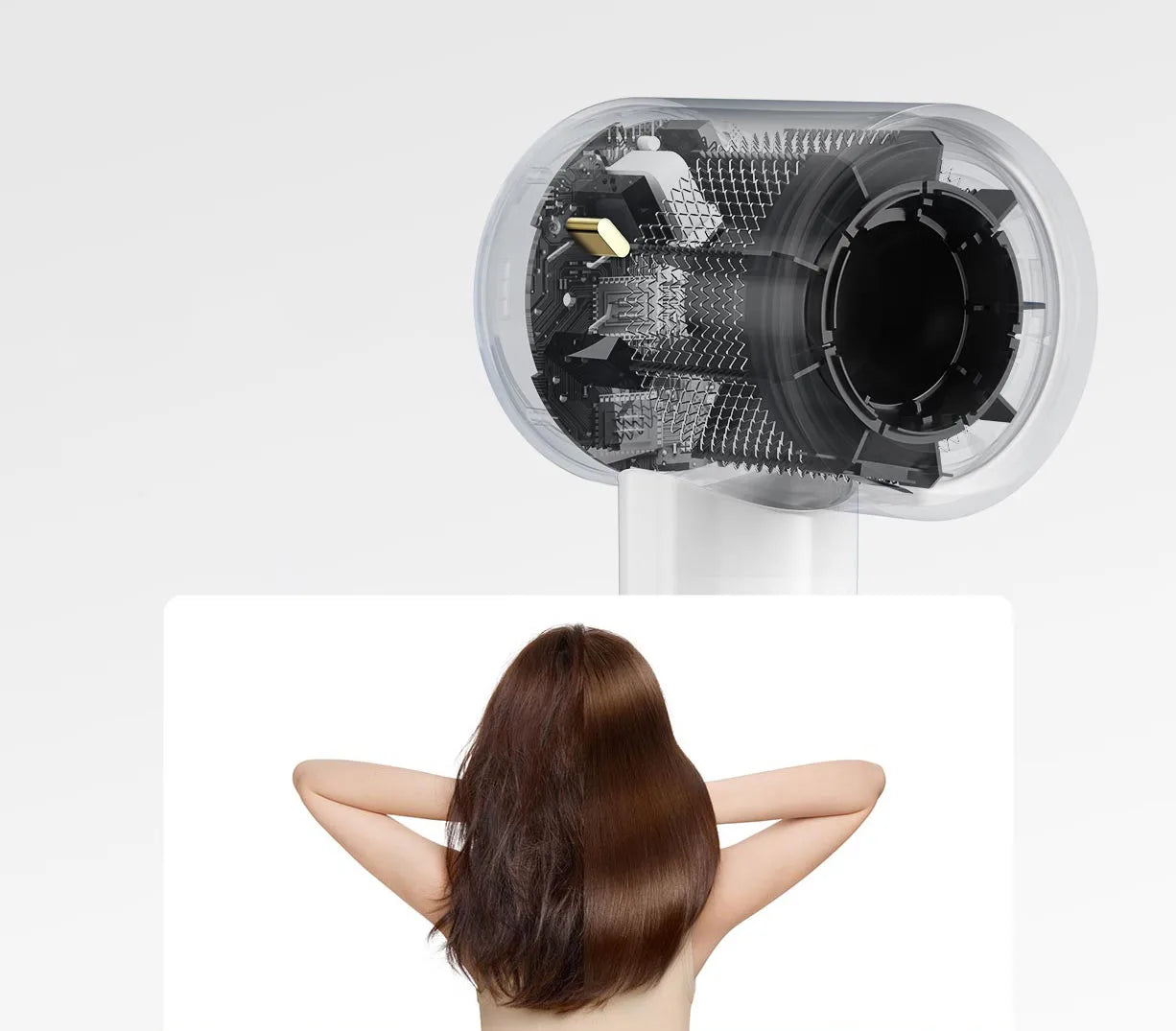 MIJIA H501 SE Hair Dryer High Speed 62m/s Wind Speed Negative Ion Hair Care 110,000 Rpm Professional Dry 220V CN Version