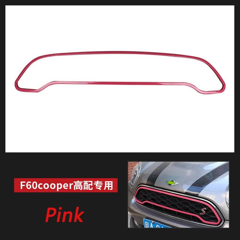 For Mini Countryman Cooper F60 2018 2019 2020 2021 2022 2023 2024 High Quality ABS Front Grille Decorative Frame Mesh