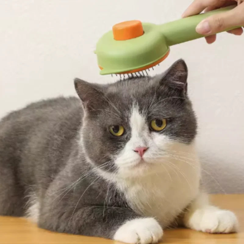 Self-Cleaning One-Button Dog Comb Pet Hair Remover Cat Brush Massage Grooming Combs for Dogs And Pets