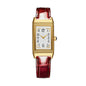 2025 Hot Sale Retro Niche Temperament Slide Design Leather Quartz Square Exquisite and Versatile Digital Watch 21mm