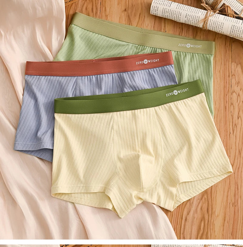1Pcs Underwear Men's Boxer Shorts Sexy Panties Cotton Boxers Man Underpants Male Shorts Homme U Convex Lingerie Plus Size L-6XL