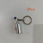 Ajrc 1/10 Simulation Climbing Car Universal Decorative Parts Nos Metal Simulation Nitrogen Bottle With Fixed Chain