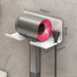 Hair Dryer Holder Wall Mounted Dryer Cradle Straightener Stand Hairdryer Organizer Toilet Blower Holder Shelf Bathroom Shelves