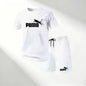 Hot Sale 2026 Men's T-Shirts Sets O-Neck Short Sleeve+Sports Shorts Quick Dry Casual Street Fashion Home Outdoor Running 2 Piece