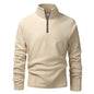 Men's Hoodies Sweatshirts Thicken Warm Fleece Tracksuit for Men Zipper Neck Pullover Men's Winter Clothing Soft Shell Men Hoodie