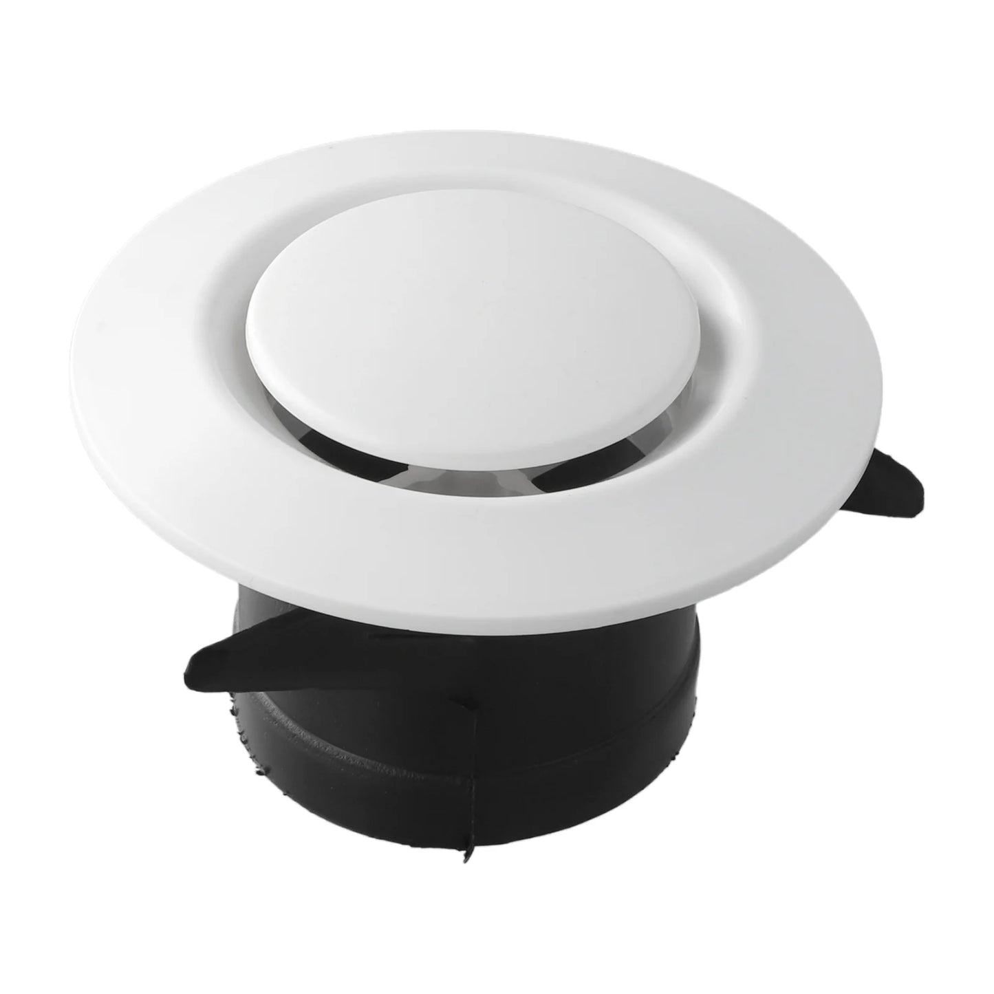 Exhaust Hood ABS Air Vent Extract Valve Grille Round Diffuser Ducting Ventilation Cover Air Volume Cooling Vent 75mm 100mm 125mm