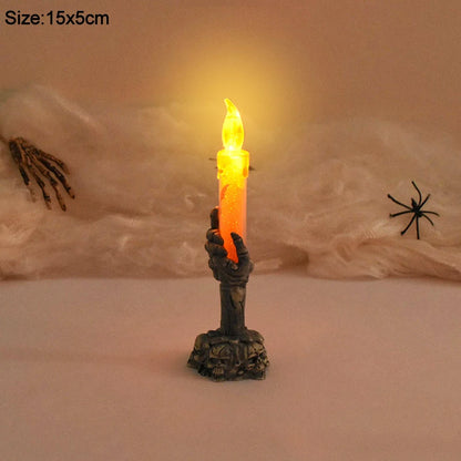 Halloween Led Candles Skeleton Ghost Hands LED Light Happy Halloween Party Home Decoration Supplies Haunted House Horror Props