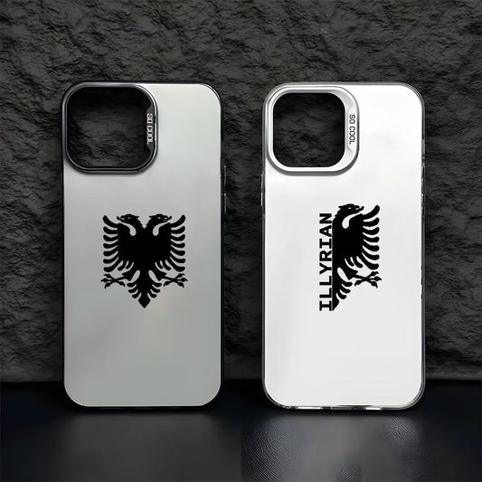 Albanian Flag Phone Case For iPhone 17 Air 16 e 15 14 13 12 11 Pro Max Plus Mini SE 2020 2022 Shockproof Bumper