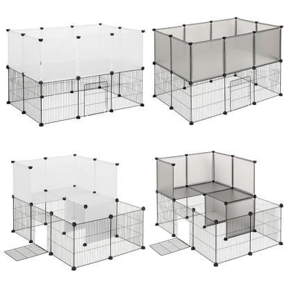 EUGAD Pet Playpen for Rabbits Small Animals Cats Kennel Puppies House Kitten Space Dogs Guinea Cages Outdoor Exercise Training