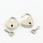 Travel Diary Book Suitcase Jewelry Box Heart Shape Padlock Key Lock Mini Padlocks Antique Style