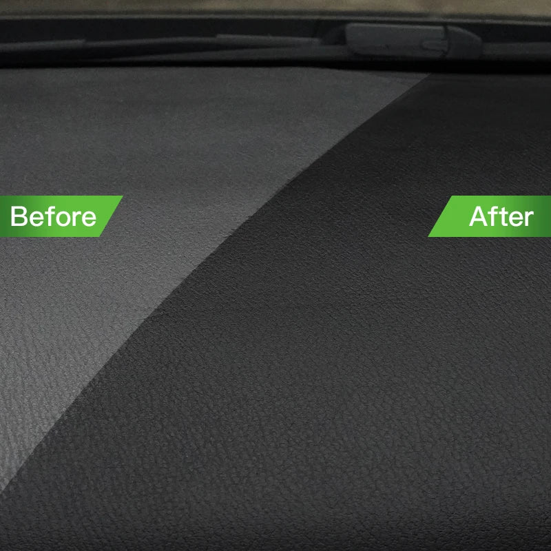 Car Plastic Leather Restorer Spray Polish Cleaner Coating Agent  Back To Black More Gloss Car Cleaning Products S3