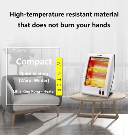 2-speed Adjustment Little King Kong Heater Safe Heating Dim Light Separable Heating Mini Electric Stove Electric Heater 2026