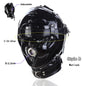 Erotic Fetish Costumes of Leather Bdsm Bondage Hood Mask with Mouth Hole for Couples Adults Slave Rolplay Flirting Games