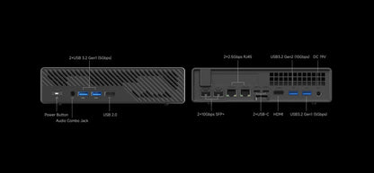 MINISFORUM MS-A2 Mini PC AMD Ryzen 9 9955HX/7945HX Windows 11 DDR5 PCIe SSD WIFI6E BT5.2 Dual 10G SFP+ Gaming MINI PC Computer