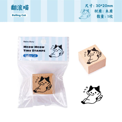 1pc Alphabet Stamps Vintage Wooden Rubber cute pet Stamp Set Stationery Seal Stamping For Card Making Planner Scrapbook