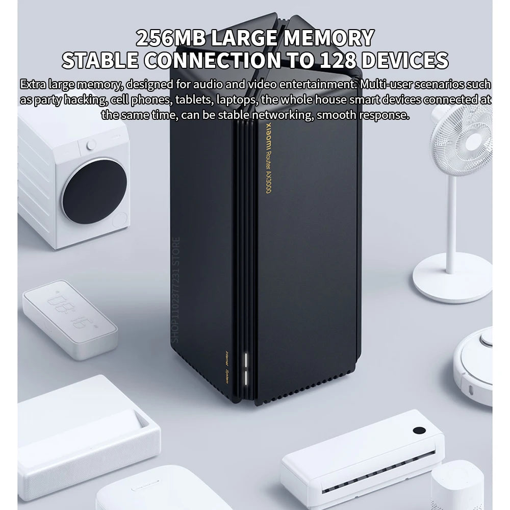 Original Xiaomi Ax3000 Wifi Router Repeater Extend Gigabit Amplifier Signal Booster WIFI 6 Nord Vpn Super Mesh 5GHz Mijia App-CN