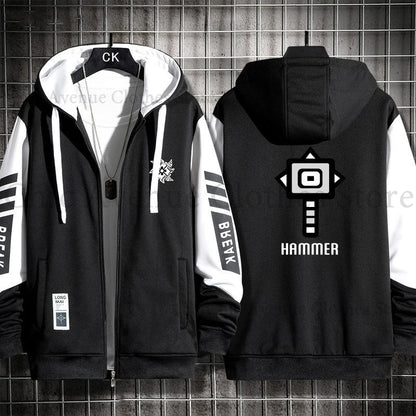 Monster Hunter Print Hoodie for Men Women Hooded Zip-up Autumn Coat Long Sleeve Man Hoodie Hooded Shirt Casual Sweatshirts