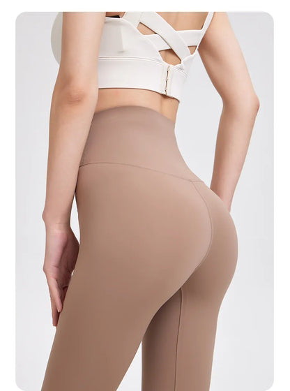 BIVIGAOS High-Quality Summer Sunscreen Shark Leggings Women Ultra-Thin High Elastic Nude Feeling Seamless Sport Fitness Leggings