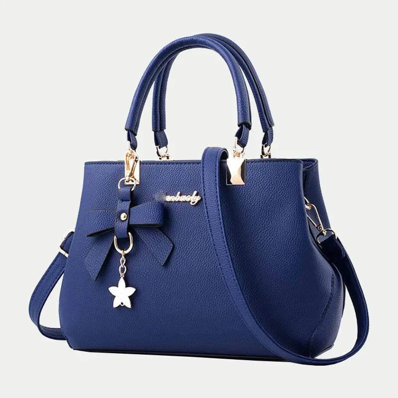 New  Elegant Shoulder Bag for Women Luxury Designer Handbags Female Bags Plum Bowknot Sweet Messenger Crossbody Bag
