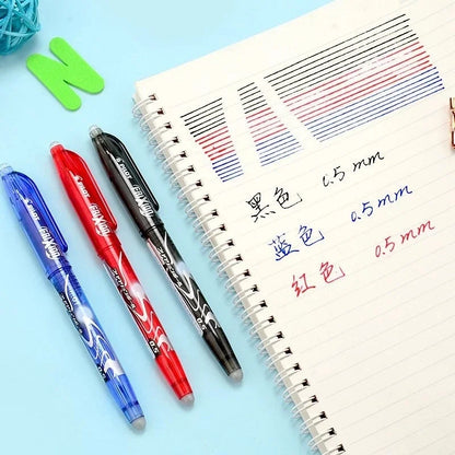 Pilot Erasable Gel Pen Magic Blue Black Red Ink 0.5mm Erasable Refill Rods Japanese Stationery Office School Writing Supplies