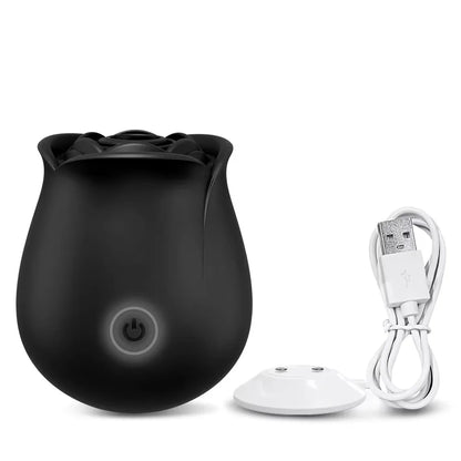 Sexy Adult Female Rose-Sucking Dildo Vibrator Women Nipple Clit Stimulator Vibrating Penetration Vagina Vibrator Erotica Toys
