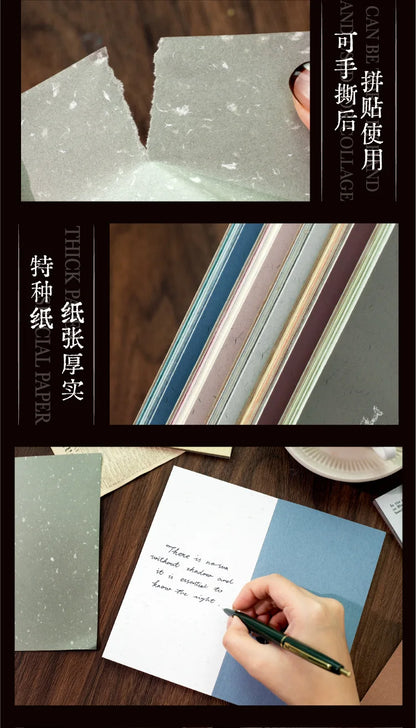 30pcs/lot Memo Pads Material Paper The Barren Dream Junk Journal diary Scrapbooking Cards Background Decoration Paper