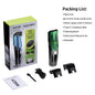 Cordless Men Beard Trimmer Electric Shaver IPX6 Waterproof Built-in Vacuum Clipper for Mustache Sideburns Grooming Kit