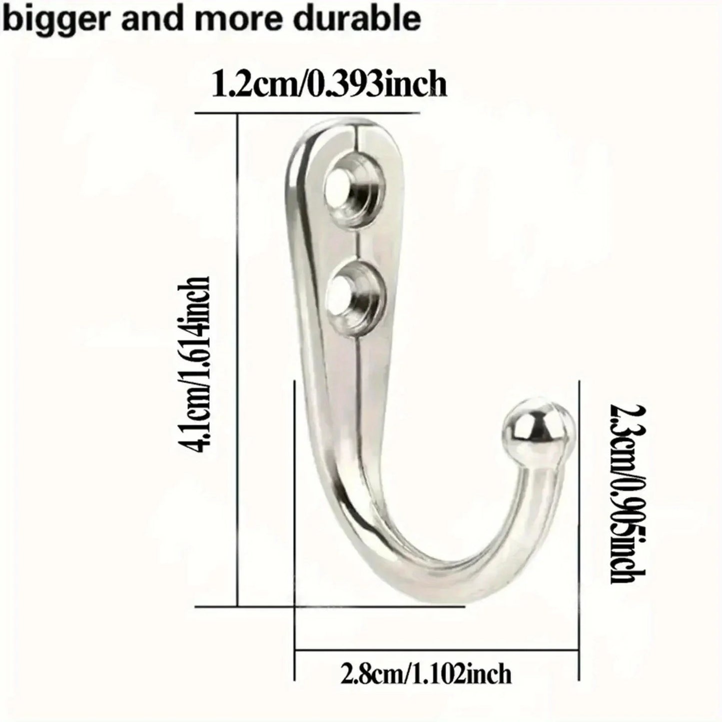 Retro Wall Hooks Hangers Door Wall Mounted Coat with Screws Suction Heavy Load Rack for Kitchen Bathroom Accessories