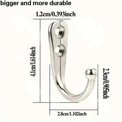 Retro Wall Hooks Hangers Door Wall Mounted Coat with Screws Suction Heavy Load Rack for Kitchen Bathroom Accessories