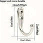 Retro Wall Hooks Hangers Door Wall Mounted Coat with Screws Suction Heavy Load Rack for Kitchen Bathroom Accessories