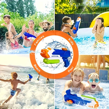 1/2Pcs Water Guns Toy for Kids Adult Summer Super Blaster Soaker Long Range Squirt Guns Outdoor Toy for Swimming Pool Lawn Beach