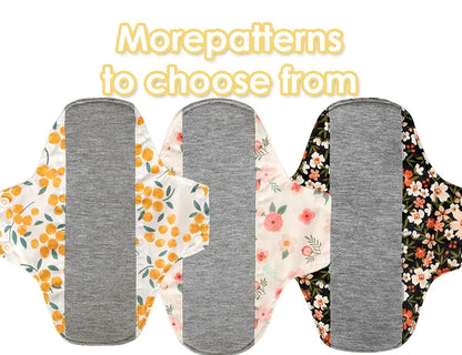 BIAI 5PCS Anti-slip Graphene Sanitary Pads With Wet Bag Reusable Care Pads Breathable Maternity Menstrual Pads For Women 20*23CM
