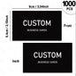200/500/1000pcs Customizable Cards, Personalized Business Cards with Acrylic Storage Box, Matte Film Thank You Invitations