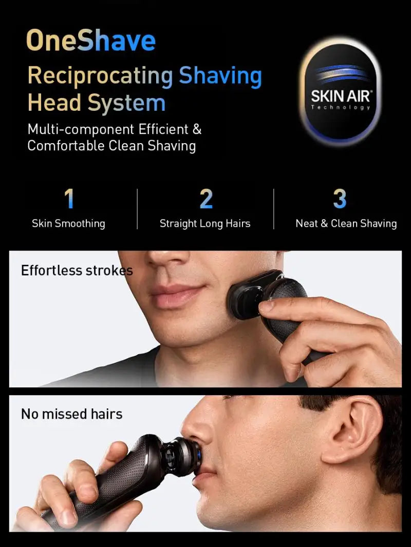 Braun Electric Shaver Series S5 Pro+ Reciprocating Electric Shaver Men Razors Ipx7 Waterproof Beard Trimmer Wet and Dry Dual