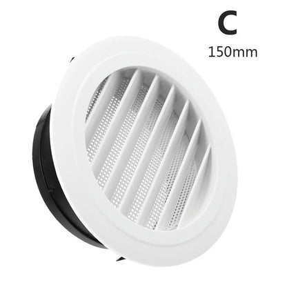 100/150mm Various Shapes Air Vent Extract Valve Grille Air Circulation Vents Cover Round Ducting Ventilation Cover Accessories