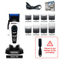 ROSYOUS Professional Hair Clipper DLC Blade 8000RPM Brushless Motor with Base Charger LED Display Hair Cutting Machine for Men
