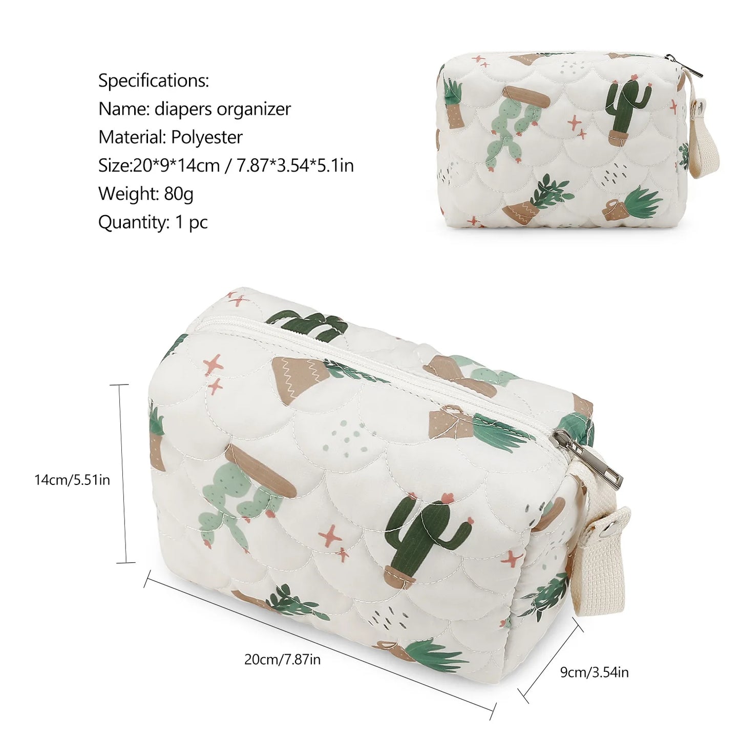 Baby Diaper Bag Waterproof Nappy Bag Reusable Wet/Dry Storage Handbag For Stroller Travel Mommy Pouch Rainbow Printed