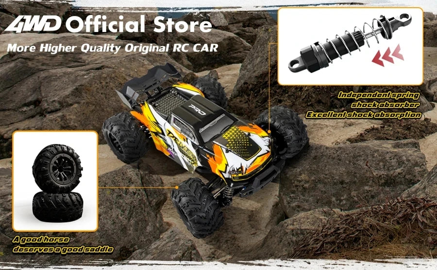 4WD Remote Control Car Off Road 4x4 RC Car High Speed Buggy Truck Super Brushless 50 or 80KM/H Fast Drift Racing Toy Gift