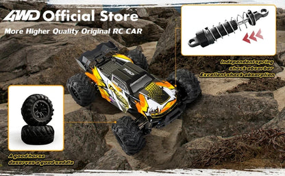 4WD Remote Control Car Off Road 4x4 RC Car High Speed Buggy Truck Super Brushless 50 or 80KM/H Fast Drift Racing Toy Gift