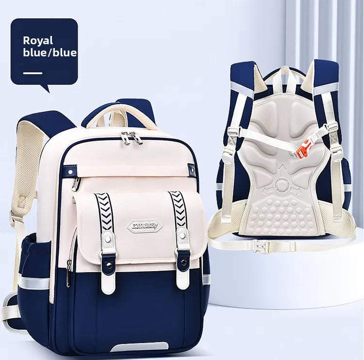 New Primary School Students' Backpacks for Boys and Girls Suitable for Grades 1-6 - 9 Large Capacity Children's School Bags
