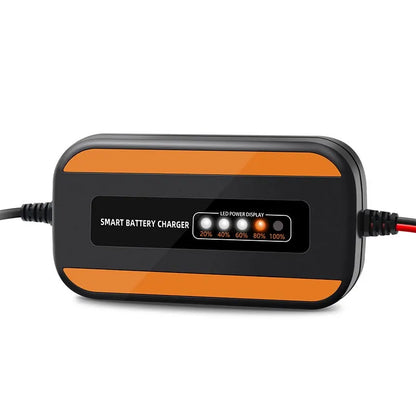 12V 6V Motorcycle Toy Car Battery Charger Mini Lead Acid Battery Charger 2A Full Automatic Charging Puls Repair for Auto Motorcy