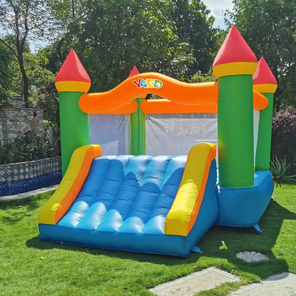 Inflatable Bounce House with Slide for Kids 5-12,12ft x 9ft x 8ft Bouncy Castle Jump House for Adult Toddlers Kids Party