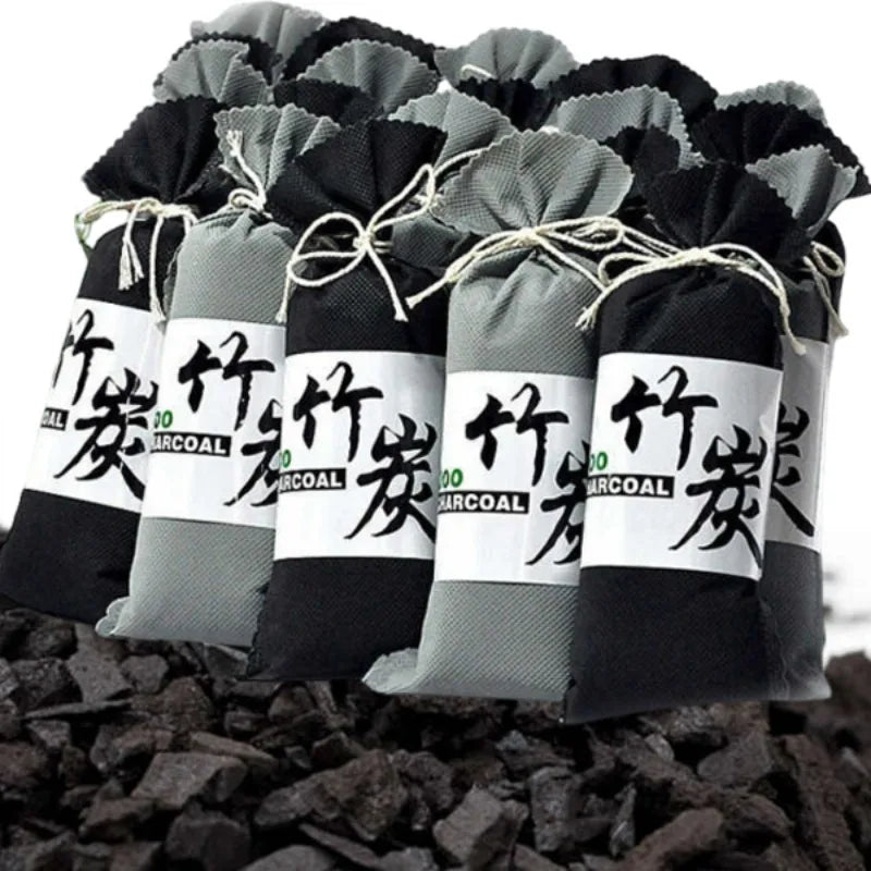 Bamboo Charcoal Air Purifying Bags for Refrigerators Wardrobes Shoe Cabinets Car Air Freshener Purifier Activated Carbon Bag
