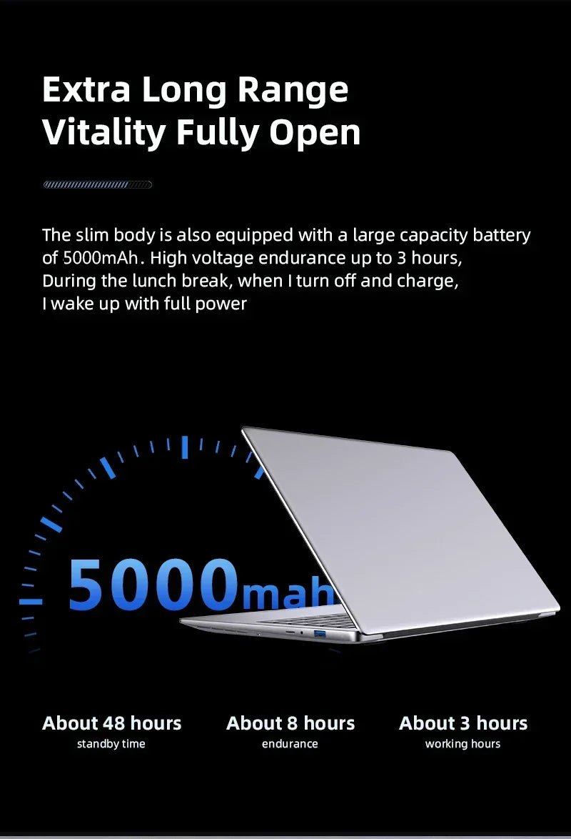 2026 New Office I7 Laptop Intel Core I7-8650U Windows 11 Pro 12GB RAM 1TB/2TB SSD 4K HD Notebook Study Laptops
