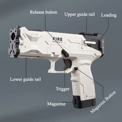 Children Manually Loaded Launcher Shell Soft Bullet Gun Toy Outdoor CS Shooting Game Christmas Gift for Boy