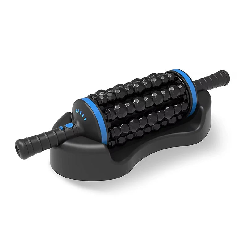 NEW Cordless Roller Body Massage Rechargeable Vibrators 360 Rolling Percussive Massager Muscle Relaxation Back Foot Leg Relaxer